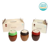 전통 순창 청매실 고추장 재래식 고소한 메주된장 양념쌈장 500g 가정용 선물세트, 2종