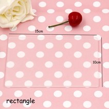 도예 도구 도자기 물레 공예 1 베이킹 중공 솔리드 폴리머 클레이 롤러/플레이트 퐁당 케이크 글라이드 롤링 핀 바 롤 스틱 아크릴, rectangle Plate