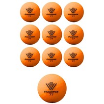 다이아윙스 고반발 비거리전용 장타 골프공 M2/ M3/ M5 [10구], 9번)M3(무광) 오렌지(10구)