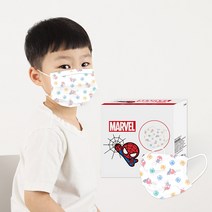 스파이더맨 일회용 마스크 소형(100매), 100매, 소형