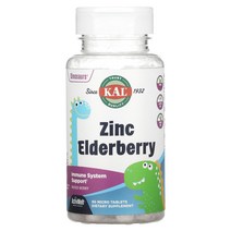 아연 Dinosaurs Zinc Elderberry Mixed Berry 90 Micro Tablets