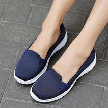 따봉오빠 3cm 여성 플랫 미니 앞코 슬립온 스니커즈 (DB087)