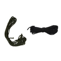2pcs 파라 코드 550 낙하산 로프 7 코어 스트랜드 등산 캠핑 버클 로프 25 피트 - 진한 녹색 & 블랙, 하나