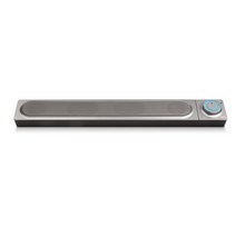 무료 브리츠 BA-UMK120 5W 인클로져 디자인 진동판 탑재 USB 전원 유선 PC 노트북 사운드바 스피커, 다크 실버