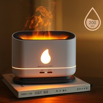 불멍 가습기 불멍 무드등 모닥불 조명 불멍 가습기 대형 대용량 LED램프 USB 복합식, 1세트