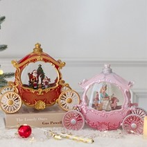 호박 마차 워터볼 오르골 (공주/산타), (BP - 01 : 공주)