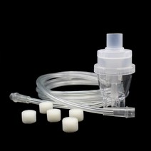 귀지흡입기 귀이개 귀후비개 귀흡입기 귀지 귀파개 6ml 분무기 분무기 소프트 튜브 필터 스폰지 흡입기 카테터 약용 가정용 공기 압축기 분무기 컵 한 세트, 1 세트