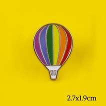 레인보우 핀 아연 합금 배지 의류용 금속 브로치 Lgbt 악세사리 친구 선물 옷에 배낭, [03] HZ0206XZ