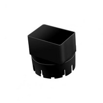 커넥터 노즐 Downspout 어댑터 쉬운 설치 배수 파이프 커넥터 개선 확장기, 02 Black M