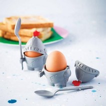 갑옷군인 에그홀더 달걀트레이 계란접시 삶은계란, 계란 또띠아 파이 각 1개