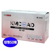 KFAD 크린에이디 일회용 덴탈 마스크 대형 대용량 비말차단 국산 도매, 크린에이디 화이트 대형, 1000매, 20박스