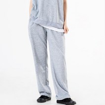 여성 홈웨어 쮸리면 와이드 밴딩 통팬츠 요가 베이직