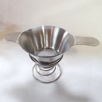 고급 스텐 거름망(대) 스프링 받침대 세트 보이차 차도구 걸음망