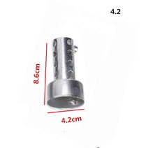 오토바이 배기 머플러 db 킬러 소음기 iron eliminator for bmw k1200s k1300 srgt s1000rr 혼다 cbr125r crf250r, a-86x42mm