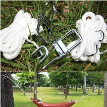 해먹고리 2P세트 (화이트) 캠핑용품 공구 해먹 텐트, 단품