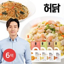 허닭 [허닭] 닭가슴살 곤약볶음밥/식단 맛있는 볶음밥 250g 6팩, 15. 갈릭곤약볶음밥 3팩+닭갈비곤약볶음밥 3팩