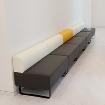 D44 로우 쇼파&스툴 세트 ver.4(방염 인조가죽), PF3102 라이트블루