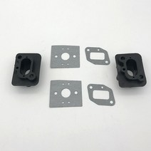 미쓰비시 TL52 및 43CC 430 520 용 TL43 기화기 절연체 브러시 커터 고무 부트 홀더 카브 ADPTER 공기 흡, 한개옵션0