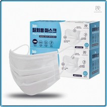 굿딜 일회용 화이트 3중필터 대형 50매 국내산 MB필터 판다그램 마스크 브이숍 buyus, S983 판다그램 일회용마스크 대형 화이트 50매