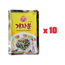 겨자분, 10개, 50g