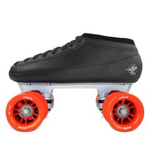 문워커스 BONT 레이서 스피드 스케이트 부츠 롤러 쿼드 패키지 야외, 4.Black  65
