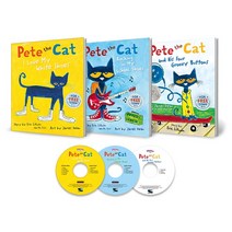 픽토리 Pete the Cat 피트 더 캣 [전3종] Hardcover + Audio CD