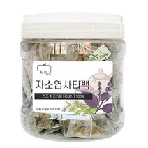 국내산 건조 자소엽 차조기 차즈기 차 50티백, 1통, 50g