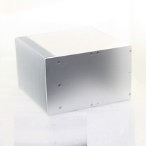 1 Pair 럭셔리 DIY 하이 엔드 뮤직 박스 알루마이트 알루미늄 파워 앰프 섀시 VU 미터 포함 D312 W322 H200 후면 캐비닛 DAC