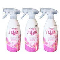 피죤 섬유탈취제 스프레이피죤 490mlX3개 정전기방지 핑크/블루/옐로, 490ml, 핑크로즈