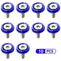 자동차 스타일링 10x 너트 볼트 나사 Audi A4 B6 B8 VW Passat B5 B7 Skoda Octavia A7 Renault Megane 2 3 Ford Focus 액, [02] 파란