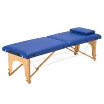 휴대용 접이식 안마 침대 마사지 베드 미용 베드 재활 타투 물리치료, 블루70cm