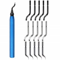 디버링툴 공구 챔퍼 디버링 도구 15 엑스트라 고속 스틸 블레이드 작동 금속 수지 PVC 3D 인쇄 플라스틱 가장자리 구리 아트 작업, [01] 파란