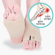 충격흡수 발아치 패드 1+1(2켤례), 단품