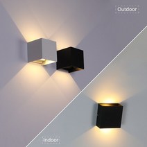방폭등 LED 내압 산업용 조명 6W 10W 실내 침실 및 베란다 또는 야외 정원 등에 사용 IP65 방수 침대 머리맡 벽에 거치 장식 램프 알루미늄 소재, [03] Cool       White, [02] 10W, [04] White  Indoor
