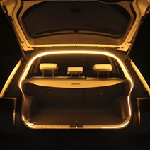 ( 재고보유 당일발송 ) 제로몰 자동차 식빵등 5M 트렁크 면발광 LED바 간접조명 램프 7가지 색상, 화이트 5M