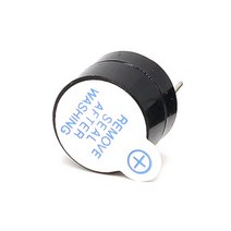 전자 부품-액티브 버저 톤 피에조 미니 DIY (PCB 마운트) 5V 자동차 연속 사운드 피치, 없음