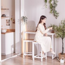 [1만원 즉시할인][방문설치] 크라운퍼니쳐 모모 바테이블 800 1000 1200 1400 4colors 4size, 오크+화이트, 모모 홈바 콘솔 바테이블 800, 300