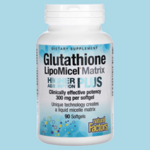 글루타치온 내추럴팩터스 리포미셀 매트릭스 300mg 소프트젤, 90정