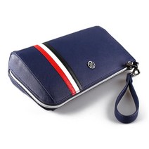 여성 패션 삼색배선 손목걸이 파우치 남색 립스틱 틴트 중학생 여학생 가방