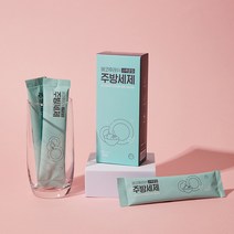 1종 과일 세정제 주방세제 300ml x 5 디스펜서 용기, 전용거품용기 + 주방세제 1박스(5개입)