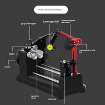 각도자 동심도 테스터 베어링 기어 동축 진원도 런아웃 정렬, 01 325mm 102mm BLACK