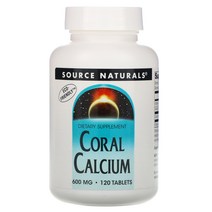 소스 네츄럴 산호 칼슘 600 mg 120 태블릿