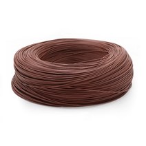 전선 PVC 절연 램프 조명 구리 케이블 LED DIY 라인 600V 2M/5M 24 22 20 18 16 14 12 10 8 AWG UL1015, 09 Brown_02 2 Meters_09 24AWG