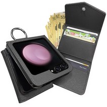 갤럭시 Z플립5 국내제작 피에노부띠끄 D 링 핑거링 지폐수납 카드수납 휴대폰케이스