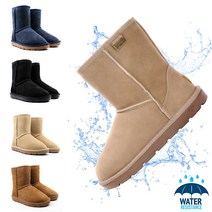 ROOZEE UGG 호주 어그 부츠 여성 양털 미들 클래식 숏 방수 겨울