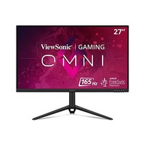 ViewSonic 뷰소닉 옴니 VX2428 24인치 게이밍 모니터 165hz 0.5ms 1080p IPS with FreeSync 프리미엄 프레임리스 HDMI 디스플레이포트 블랙, 27-Inch 1080p Ergonomic
