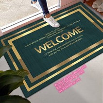 WELCOME 호텔 발매트 입구 발판 코일 매트 현관 가게 업소 어서오세요 발판 북유럽, L