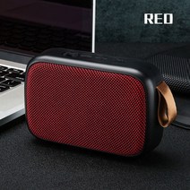 mini radio fm 휴대용 무선 caixa de som 블루투스 스피커 음악 사운드 박스 blutooth for subwoofer hifi 베이스 blootooth bocin, 빨간색