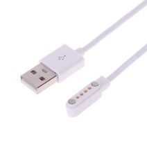 KW88 KW18 GT88 G3 SMARTWATCH USB 4 핀 자기 충전 케이블에 대한 충전기, 하얀색