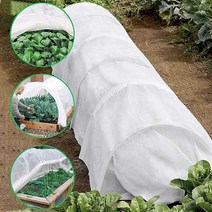 서리방지 마늘부직포 농업용 식물 과일 덮개, 흰색 40g 1.6x40m